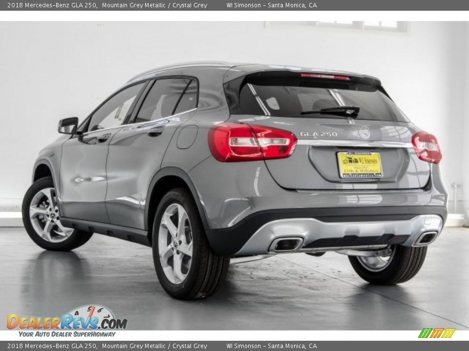 2018 Mercedes-Benz GLA 250 Mountain Grey Metallic / Crystal Grey Photo #3