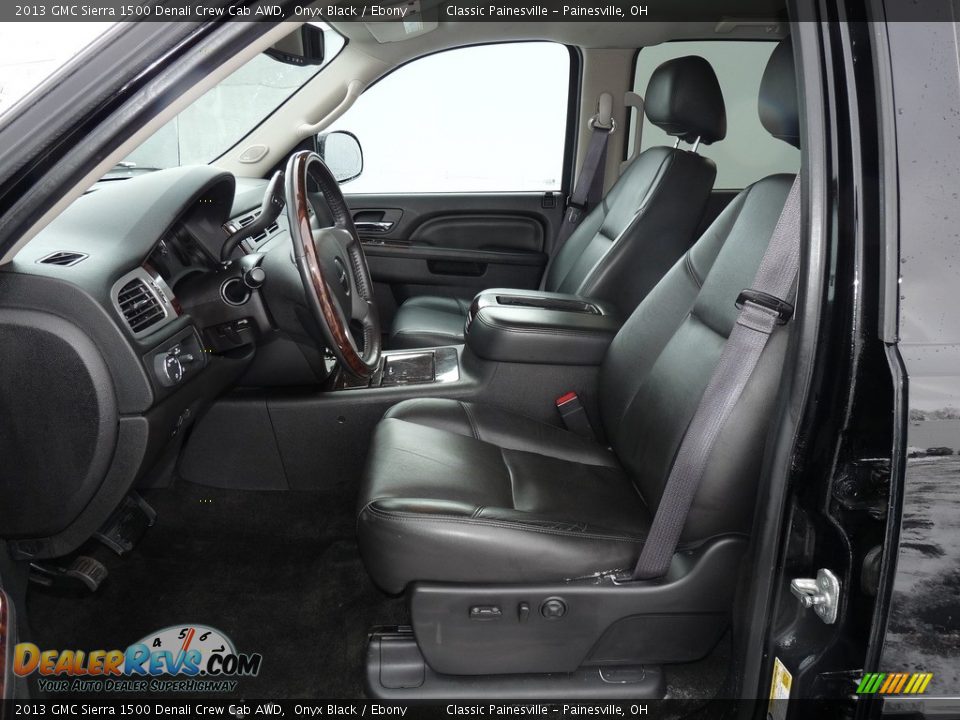 2013 GMC Sierra 1500 Denali Crew Cab AWD Onyx Black / Ebony Photo #7