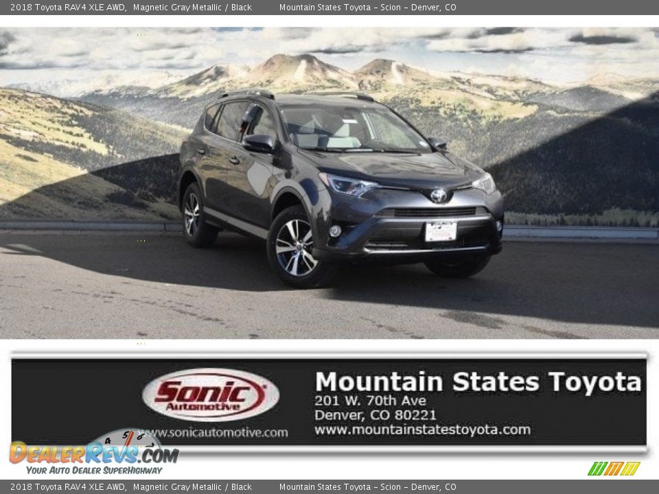 2018 Toyota RAV4 XLE AWD Magnetic Gray Metallic / Black Photo #1