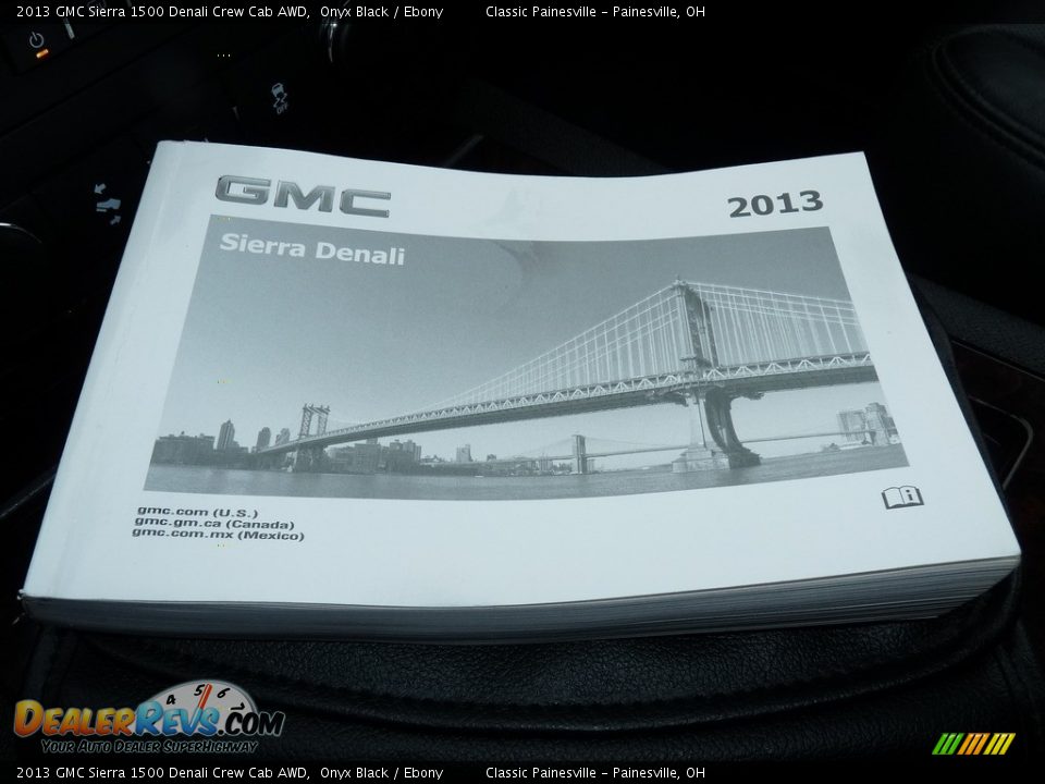 2013 GMC Sierra 1500 Denali Crew Cab AWD Onyx Black / Ebony Photo #16