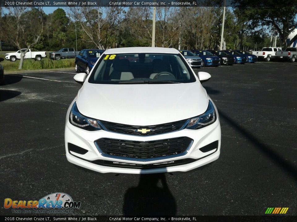 2018 Chevrolet Cruze LT Summit White / Jet Black Photo #8