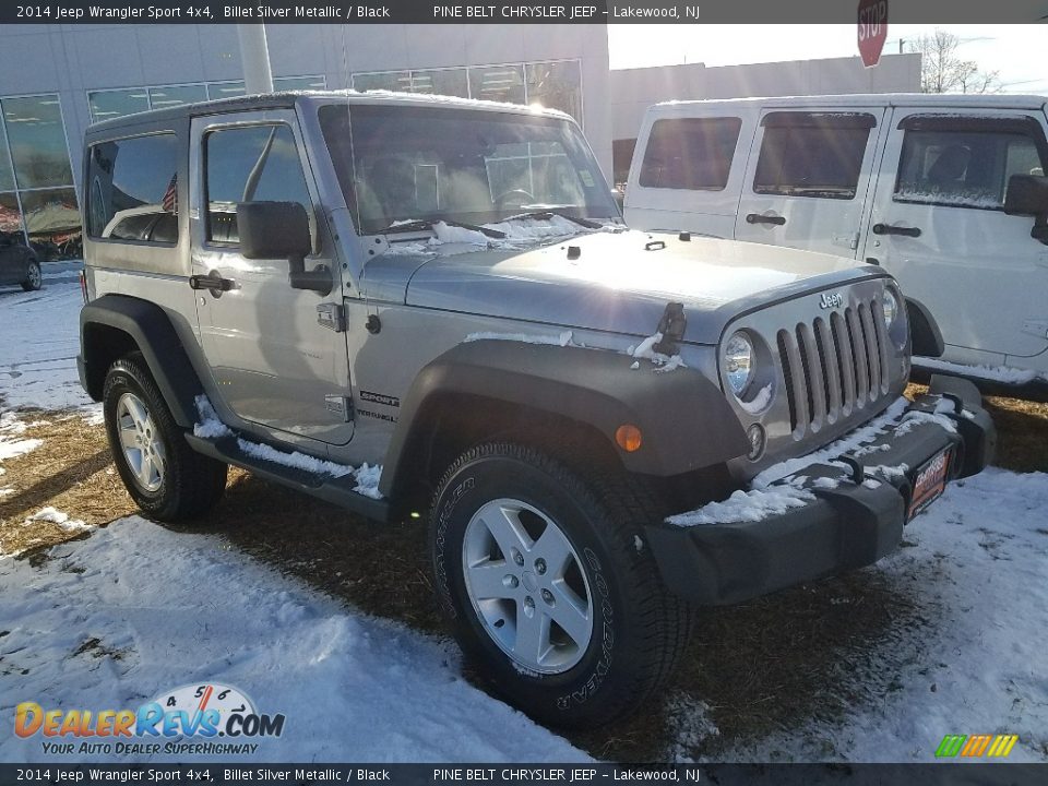 2014 Jeep Wrangler Sport 4x4 Billet Silver Metallic / Black Photo #1
