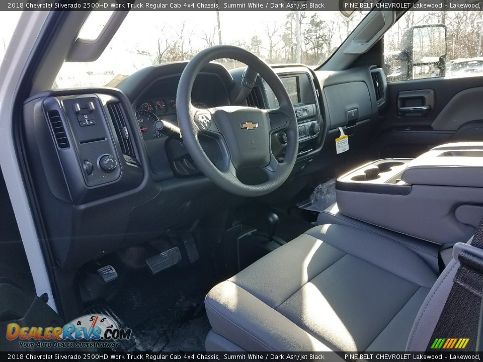 2018 Chevrolet Silverado 2500HD Work Truck Regular Cab 4x4 Chassis Summit White / Dark Ash/Jet Black Photo #7