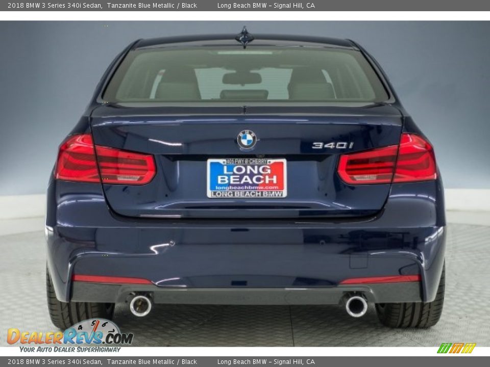 2018 BMW 3 Series 340i Sedan Tanzanite Blue Metallic / Black Photo #3