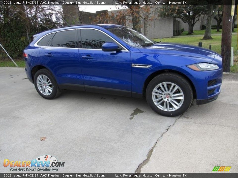 Caesium Blue Metallic 2018 Jaguar F-PACE 25t AWD Prestige Photo #1