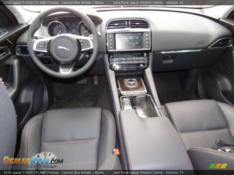 2018 Jaguar F-PACE 25t AWD Prestige Caesium Blue Metallic / Ebony Photo #4