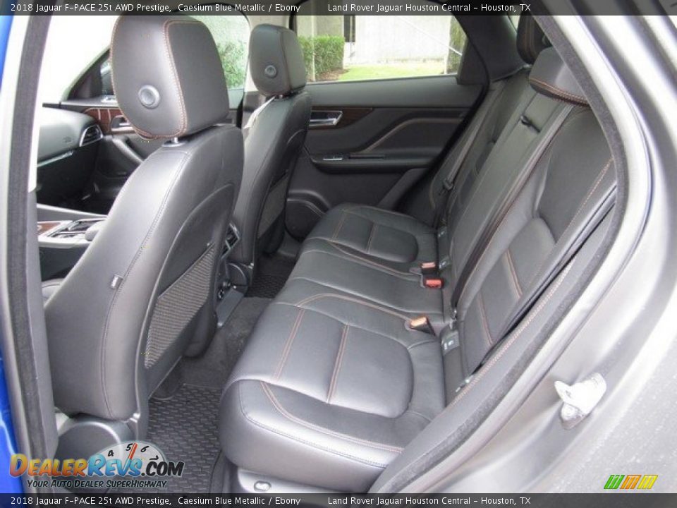 2018 Jaguar F-PACE 25t AWD Prestige Caesium Blue Metallic / Ebony Photo #5