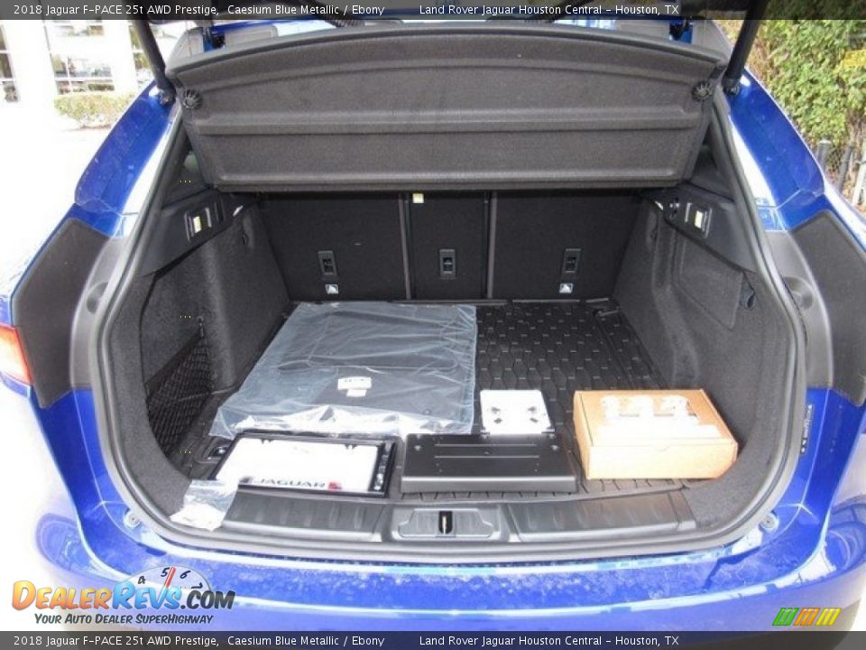 2018 Jaguar F-PACE 25t AWD Prestige Caesium Blue Metallic / Ebony Photo #16