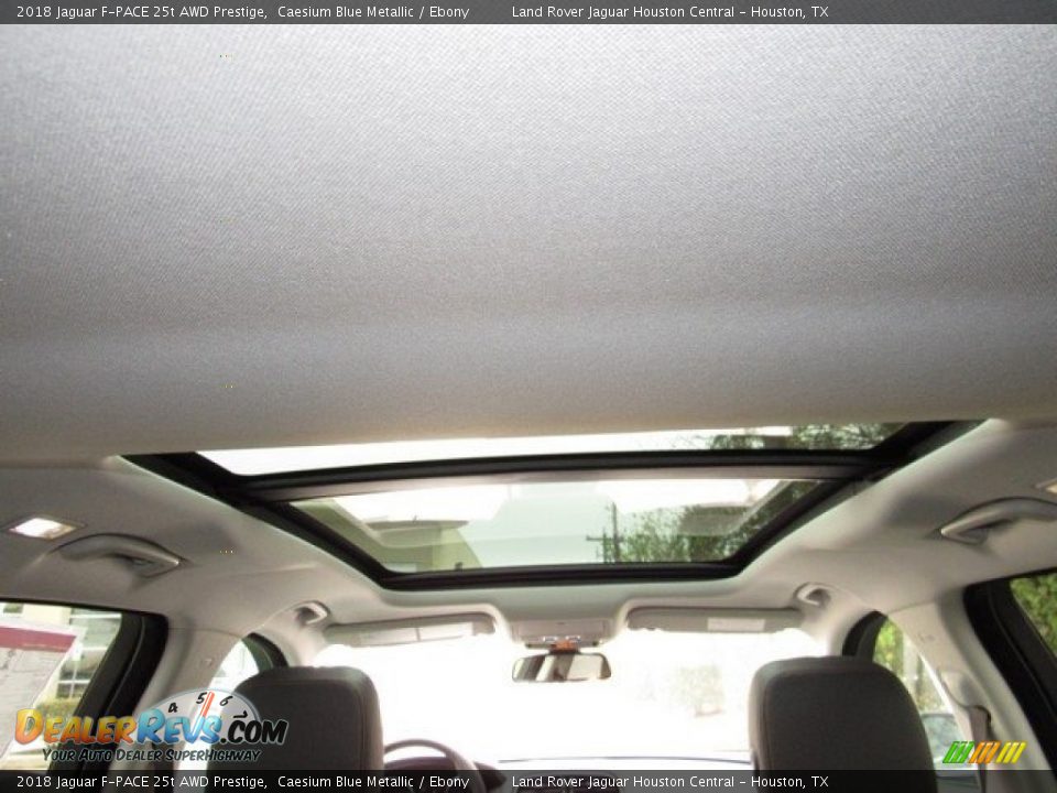 2018 Jaguar F-PACE 25t AWD Prestige Caesium Blue Metallic / Ebony Photo #17