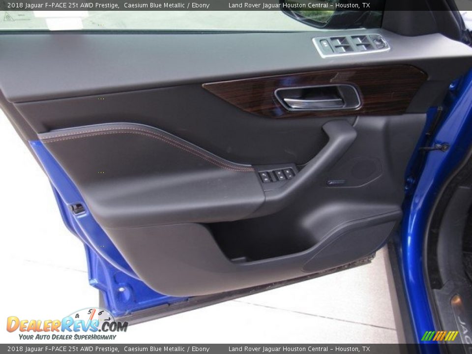2018 Jaguar F-PACE 25t AWD Prestige Caesium Blue Metallic / Ebony Photo #18