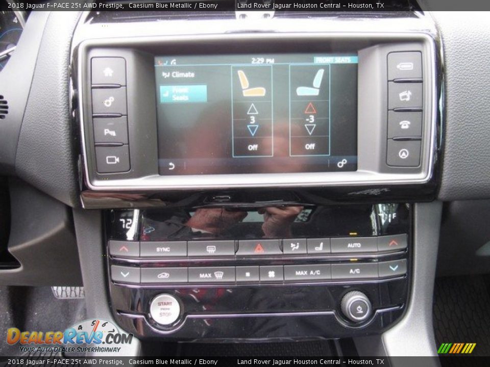 2018 Jaguar F-PACE 25t AWD Prestige Caesium Blue Metallic / Ebony Photo #21
