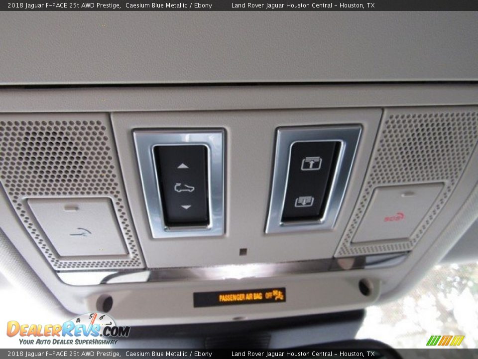 2018 Jaguar F-PACE 25t AWD Prestige Caesium Blue Metallic / Ebony Photo #23