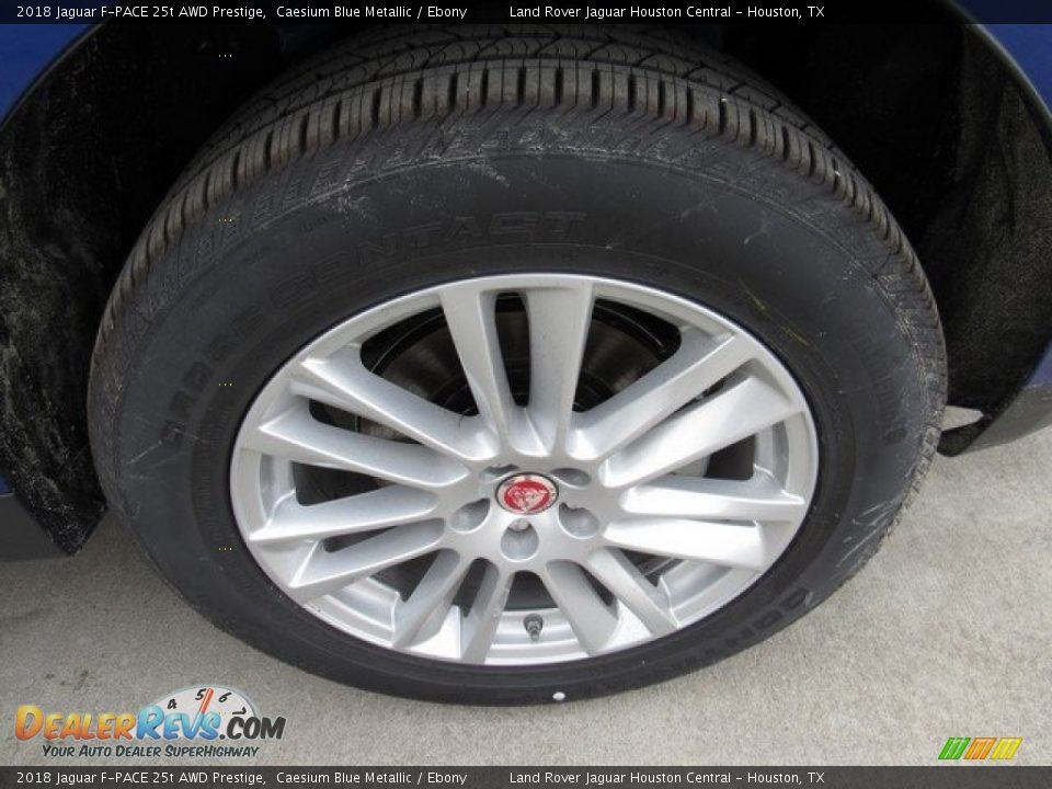 2018 Jaguar F-PACE 25t AWD Prestige Caesium Blue Metallic / Ebony Photo #24