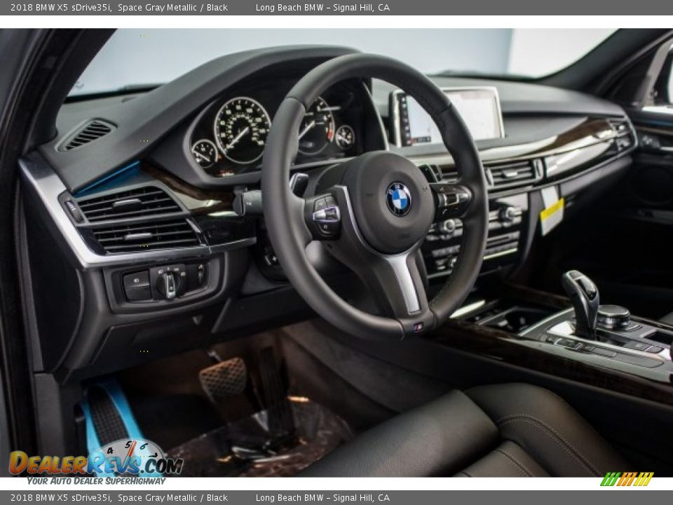 2018 BMW X5 sDrive35i Space Gray Metallic / Black Photo #6