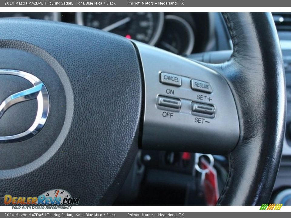 2010 Mazda MAZDA6 i Touring Sedan Kona Blue Mica / Black Photo #21