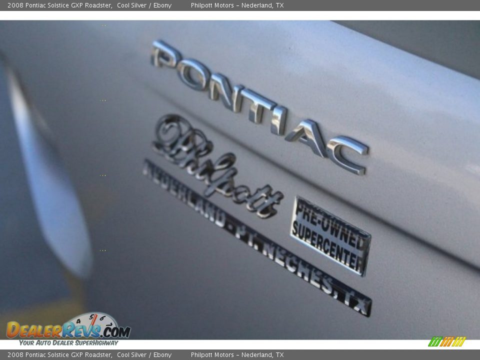2008 Pontiac Solstice GXP Roadster Cool Silver / Ebony Photo #11