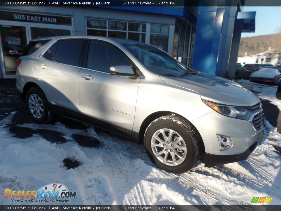 2018 Chevrolet Equinox LT AWD Silver Ice Metallic / Jet Black Photo #1