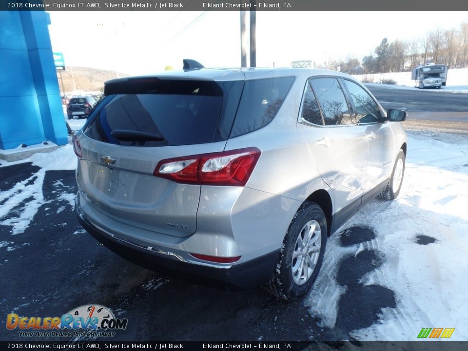 2018 Chevrolet Equinox LT AWD Silver Ice Metallic / Jet Black Photo #7