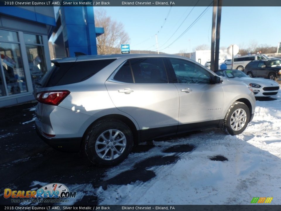 2018 Chevrolet Equinox LT AWD Silver Ice Metallic / Jet Black Photo #8