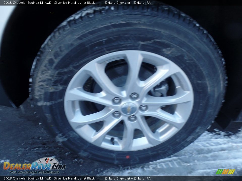 2018 Chevrolet Equinox LT AWD Silver Ice Metallic / Jet Black Photo #9