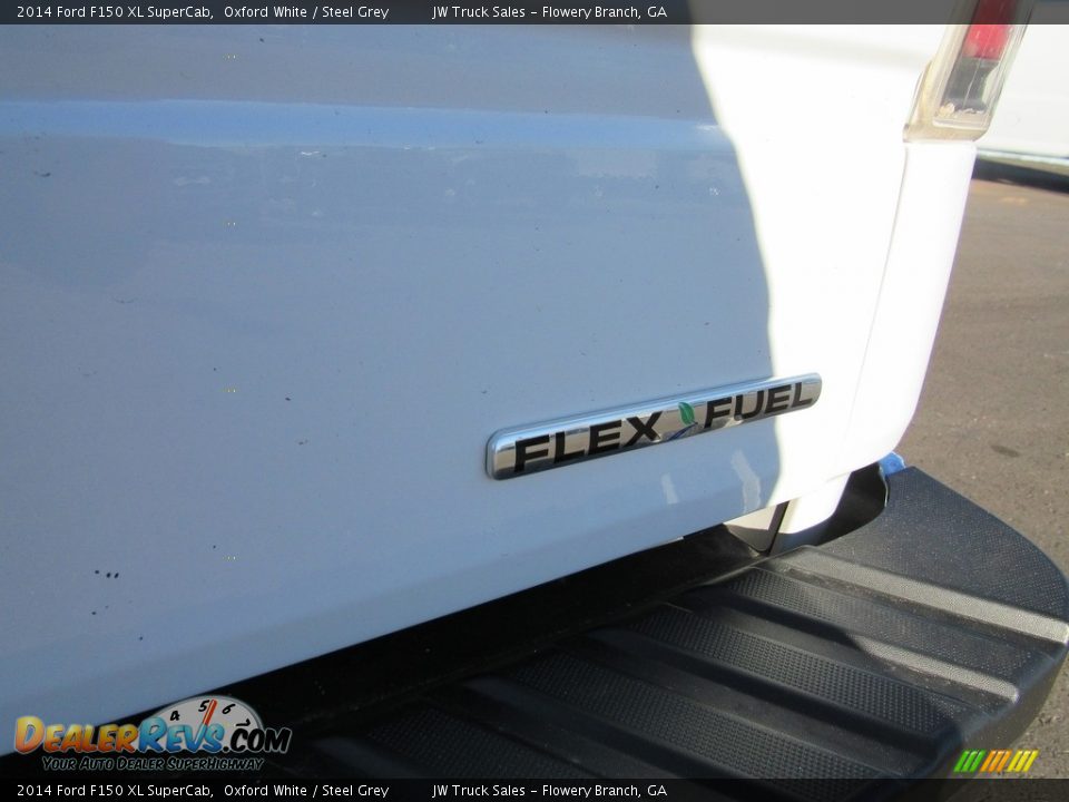 2014 Ford F150 XL SuperCab Oxford White / Steel Grey Photo #12
