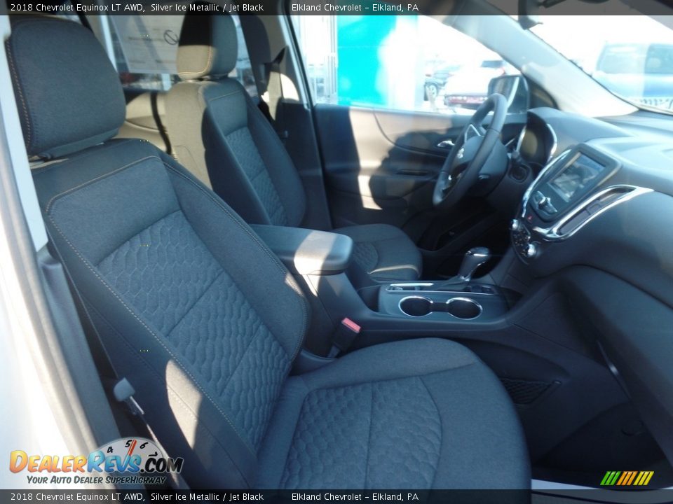 2018 Chevrolet Equinox LT AWD Silver Ice Metallic / Jet Black Photo #10