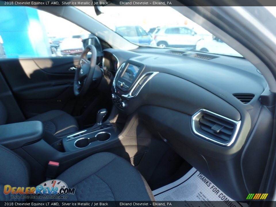 2018 Chevrolet Equinox LT AWD Silver Ice Metallic / Jet Black Photo #11