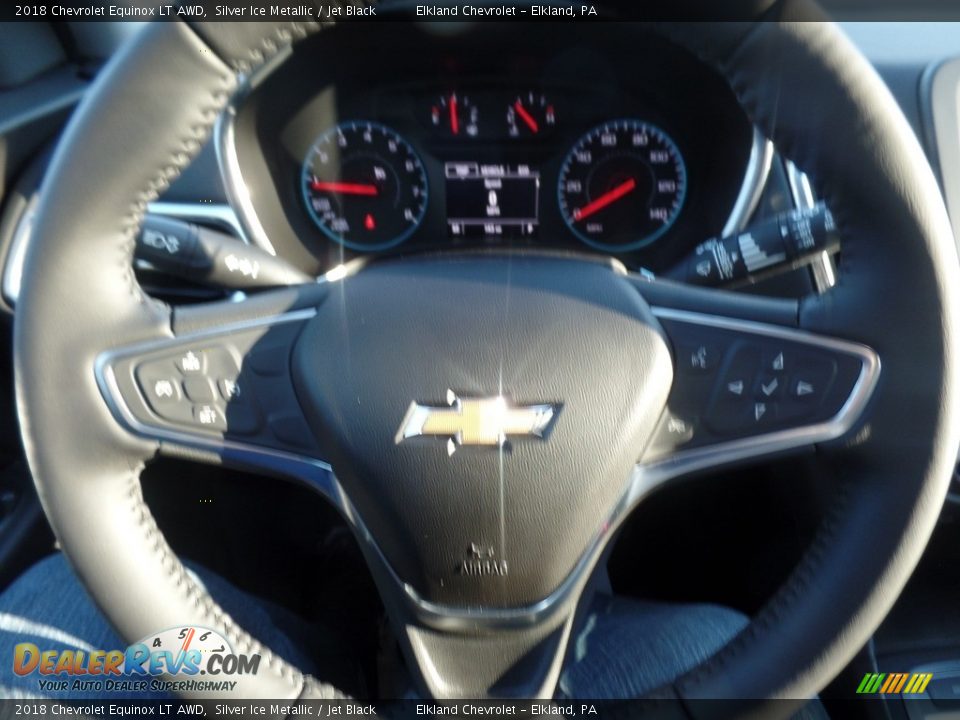 2018 Chevrolet Equinox LT AWD Silver Ice Metallic / Jet Black Photo #23