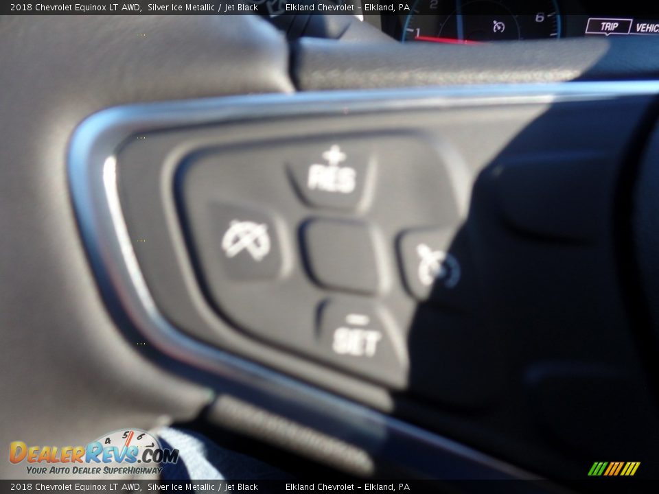 2018 Chevrolet Equinox LT AWD Silver Ice Metallic / Jet Black Photo #24