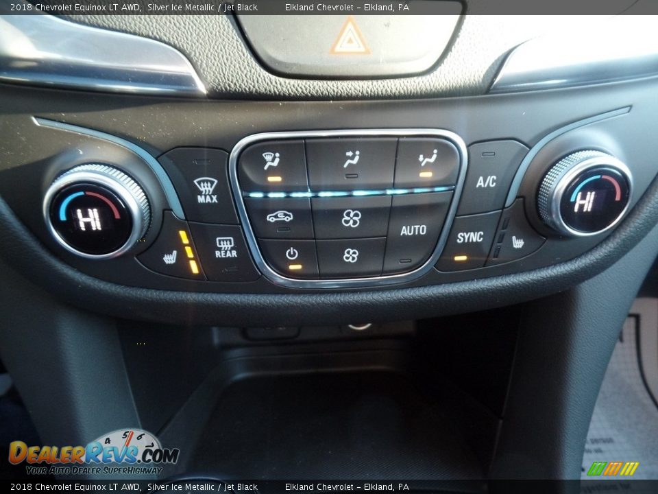 2018 Chevrolet Equinox LT AWD Silver Ice Metallic / Jet Black Photo #29