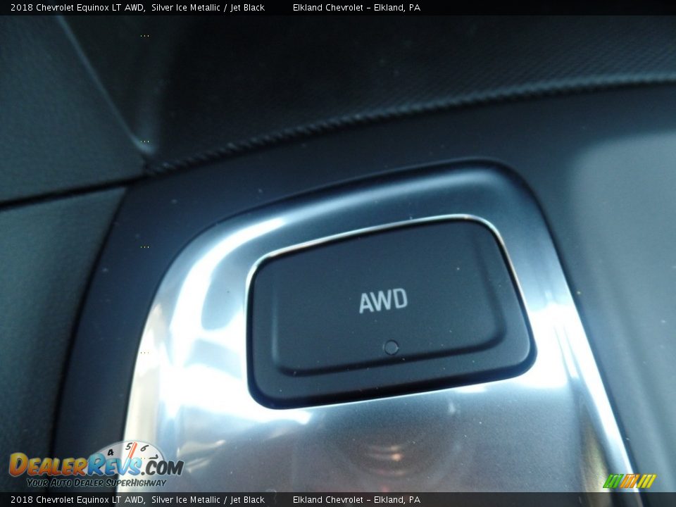 2018 Chevrolet Equinox LT AWD Silver Ice Metallic / Jet Black Photo #31