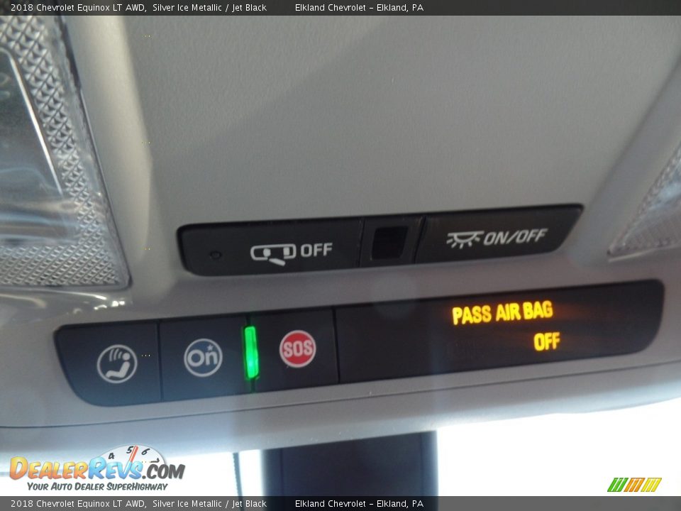 2018 Chevrolet Equinox LT AWD Silver Ice Metallic / Jet Black Photo #33
