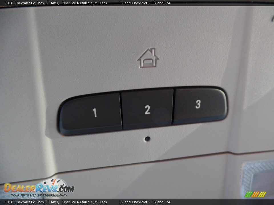 2018 Chevrolet Equinox LT AWD Silver Ice Metallic / Jet Black Photo #34