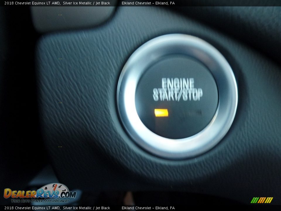 2018 Chevrolet Equinox LT AWD Silver Ice Metallic / Jet Black Photo #35