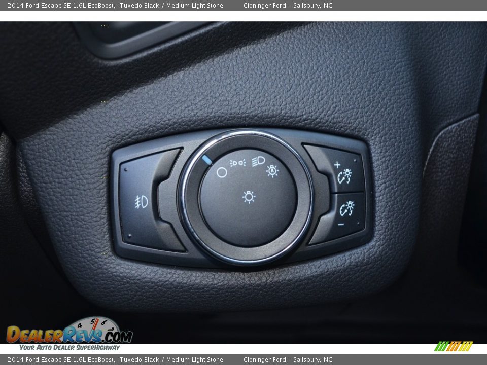 2014 Ford Escape SE 1.6L EcoBoost Tuxedo Black / Medium Light Stone Photo #23