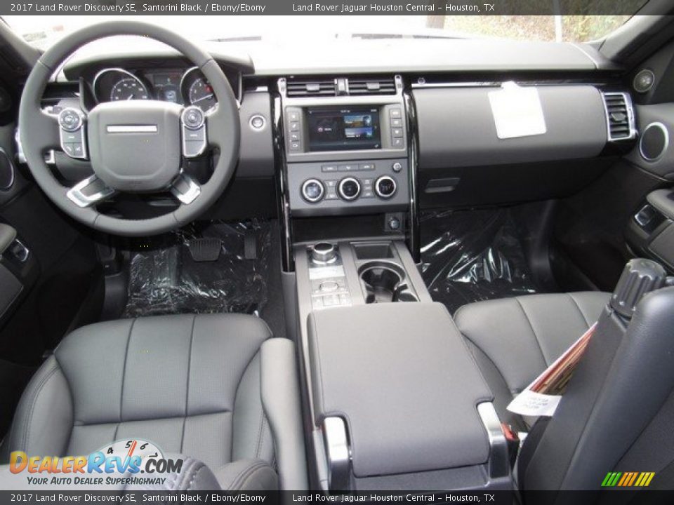 2017 Land Rover Discovery SE Santorini Black / Ebony/Ebony Photo #4
