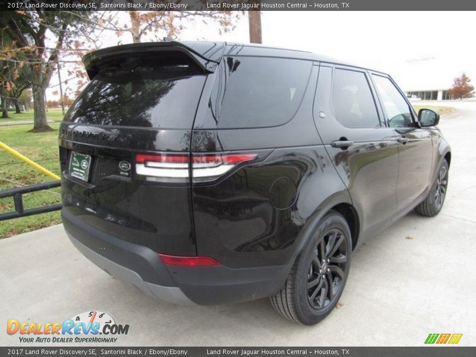 2017 Land Rover Discovery SE Santorini Black / Ebony/Ebony Photo #7