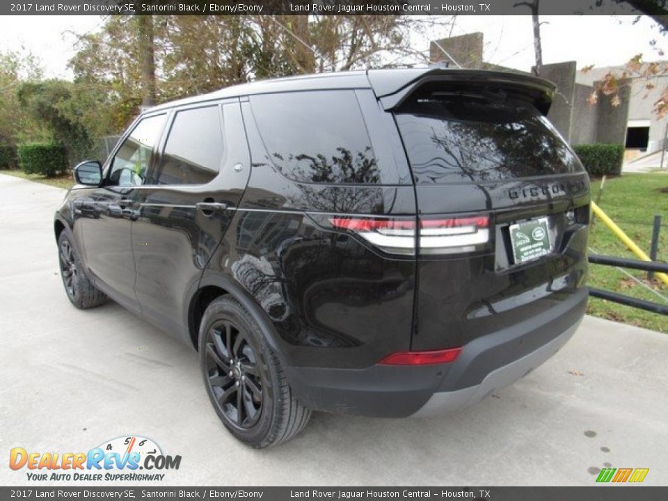 2017 Land Rover Discovery SE Santorini Black / Ebony/Ebony Photo #12
