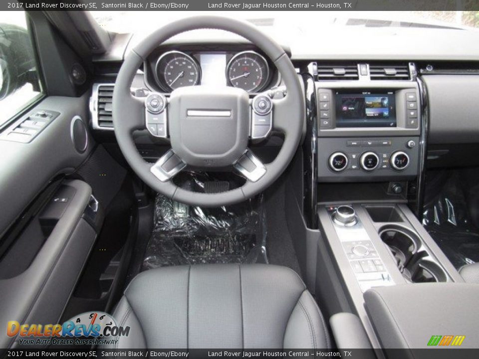 2017 Land Rover Discovery SE Santorini Black / Ebony/Ebony Photo #13