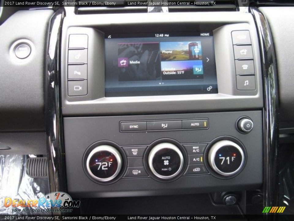 2017 Land Rover Discovery SE Santorini Black / Ebony/Ebony Photo #19