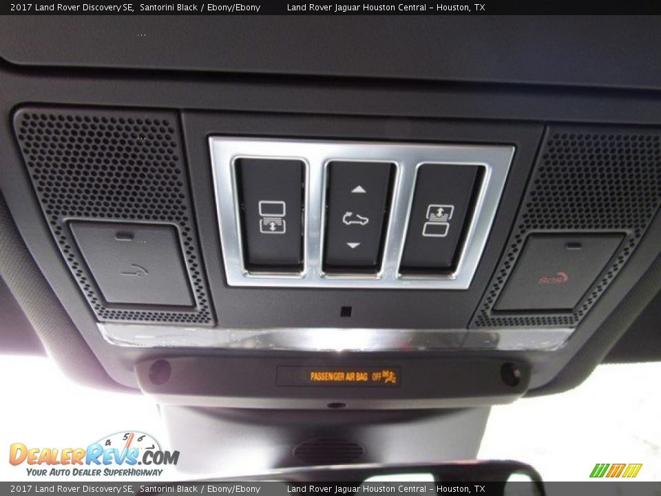 2017 Land Rover Discovery SE Santorini Black / Ebony/Ebony Photo #22
