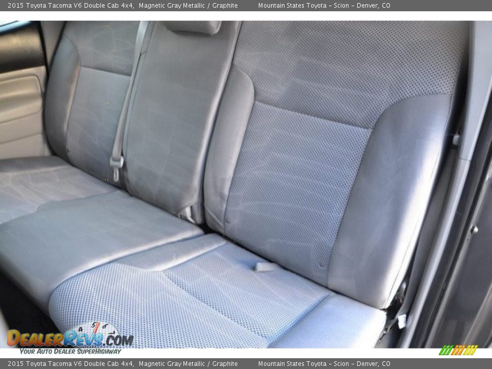 2015 Toyota Tacoma V6 Double Cab 4x4 Magnetic Gray Metallic / Graphite Photo #22