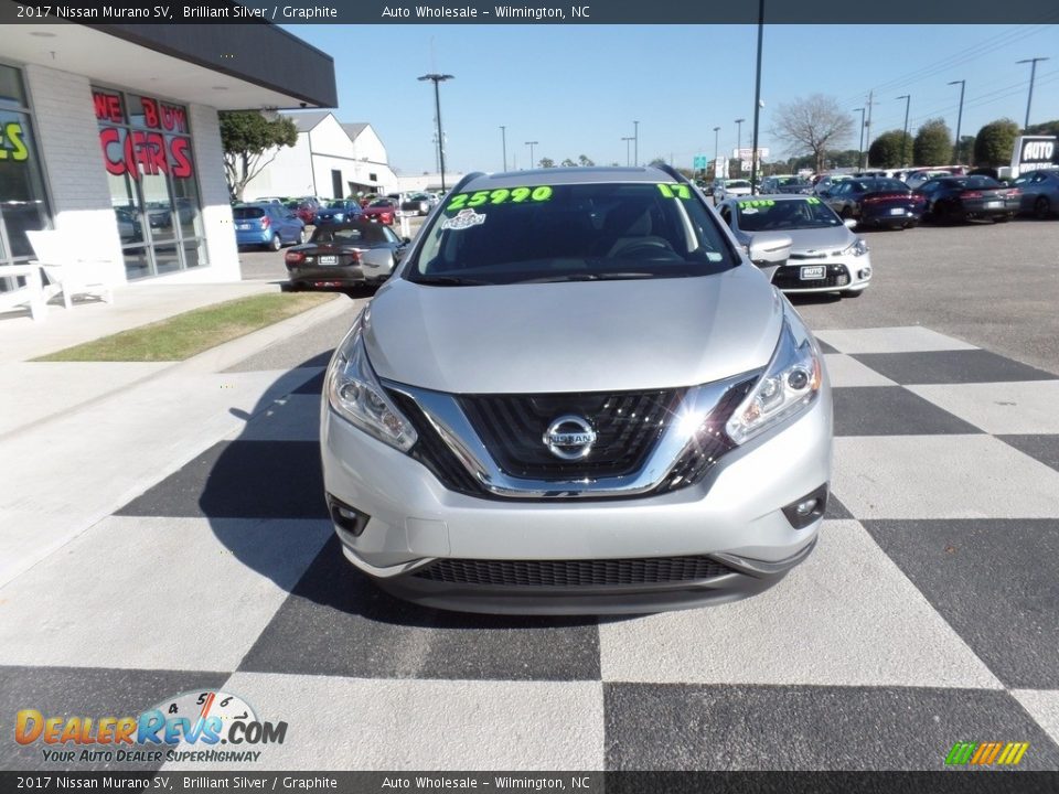 2017 Nissan Murano SV Brilliant Silver / Graphite Photo #2