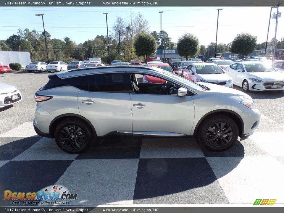 2017 Nissan Murano SV Brilliant Silver / Graphite Photo #3