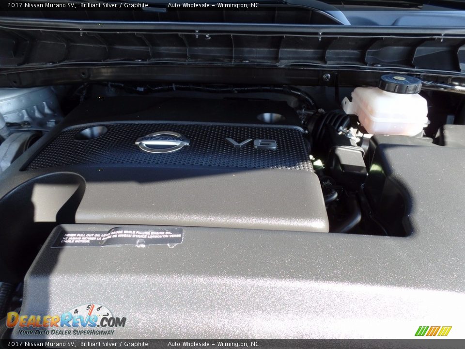 2017 Nissan Murano SV Brilliant Silver / Graphite Photo #6