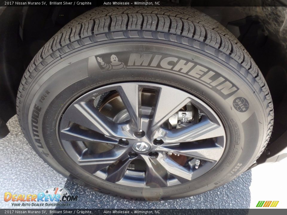 2017 Nissan Murano SV Brilliant Silver / Graphite Photo #7