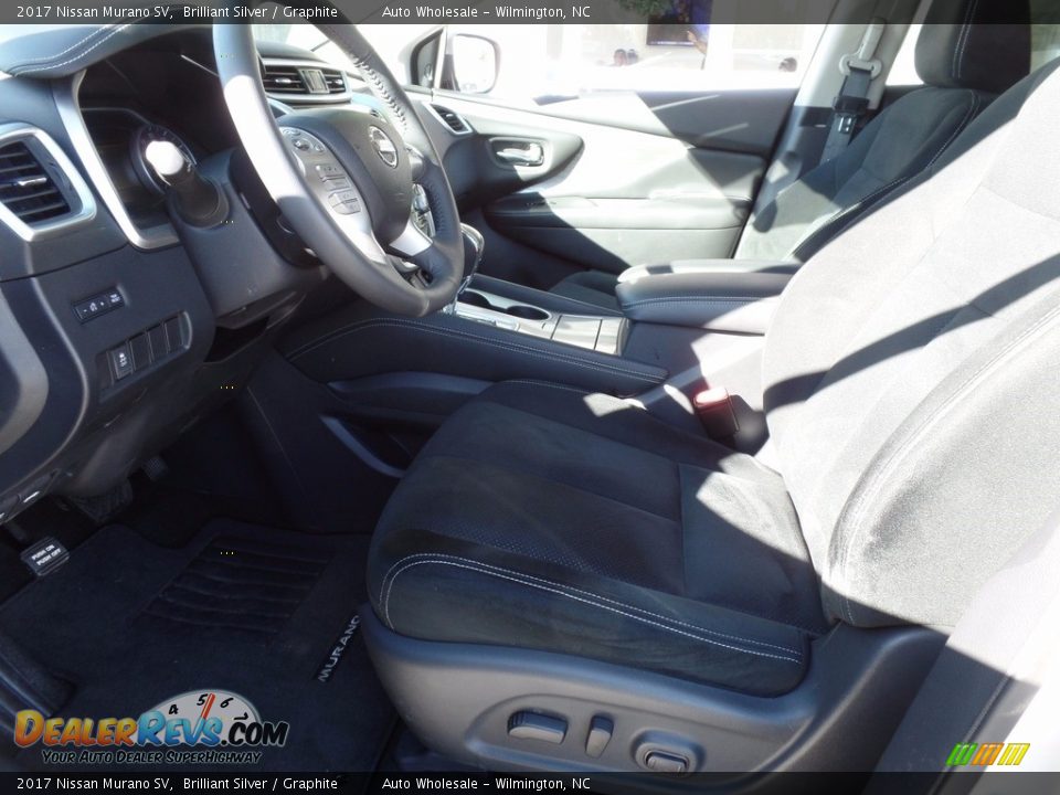 2017 Nissan Murano SV Brilliant Silver / Graphite Photo #10