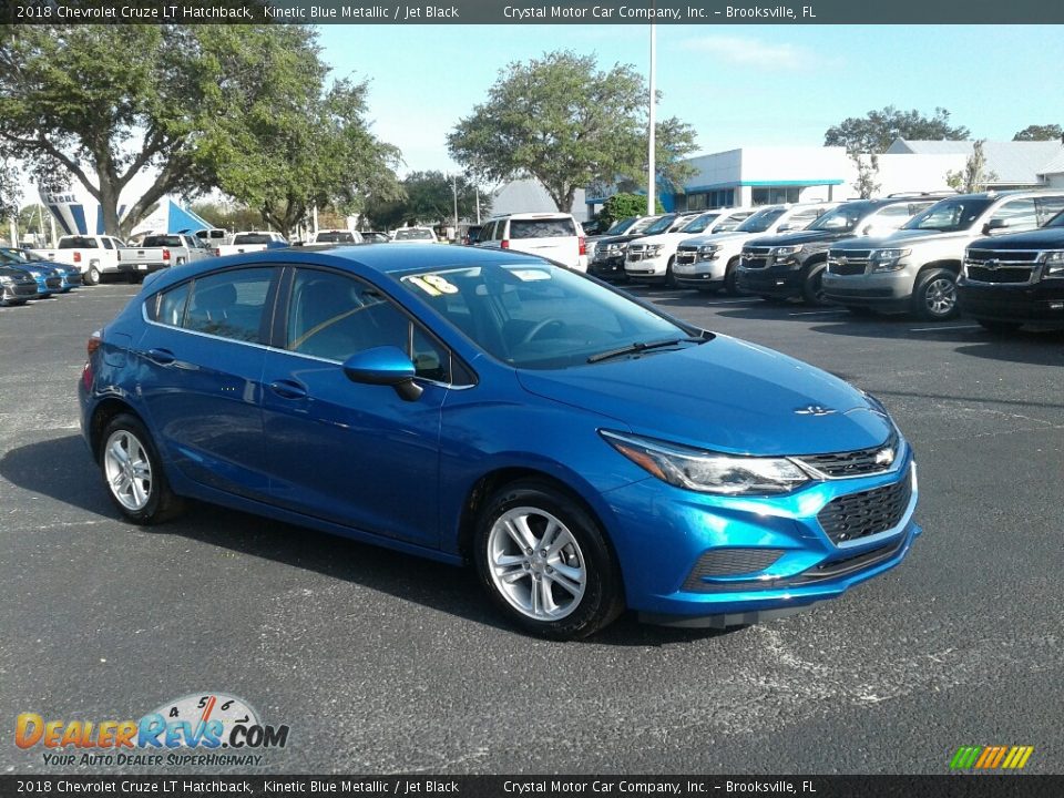 2018 Chevrolet Cruze LT Hatchback Kinetic Blue Metallic / Jet Black Photo #7