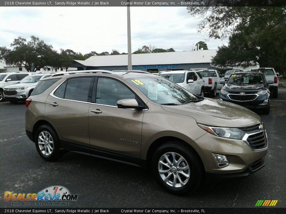 2018 Chevrolet Equinox LT Sandy Ridge Metallic / Jet Black Photo #7