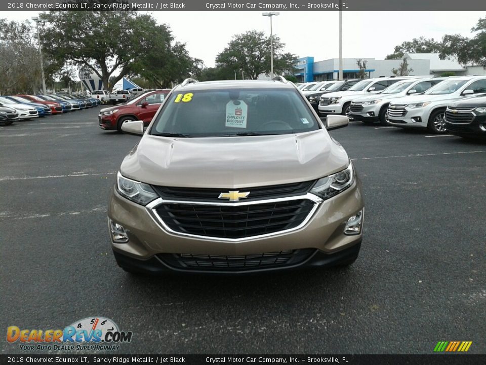 2018 Chevrolet Equinox LT Sandy Ridge Metallic / Jet Black Photo #8